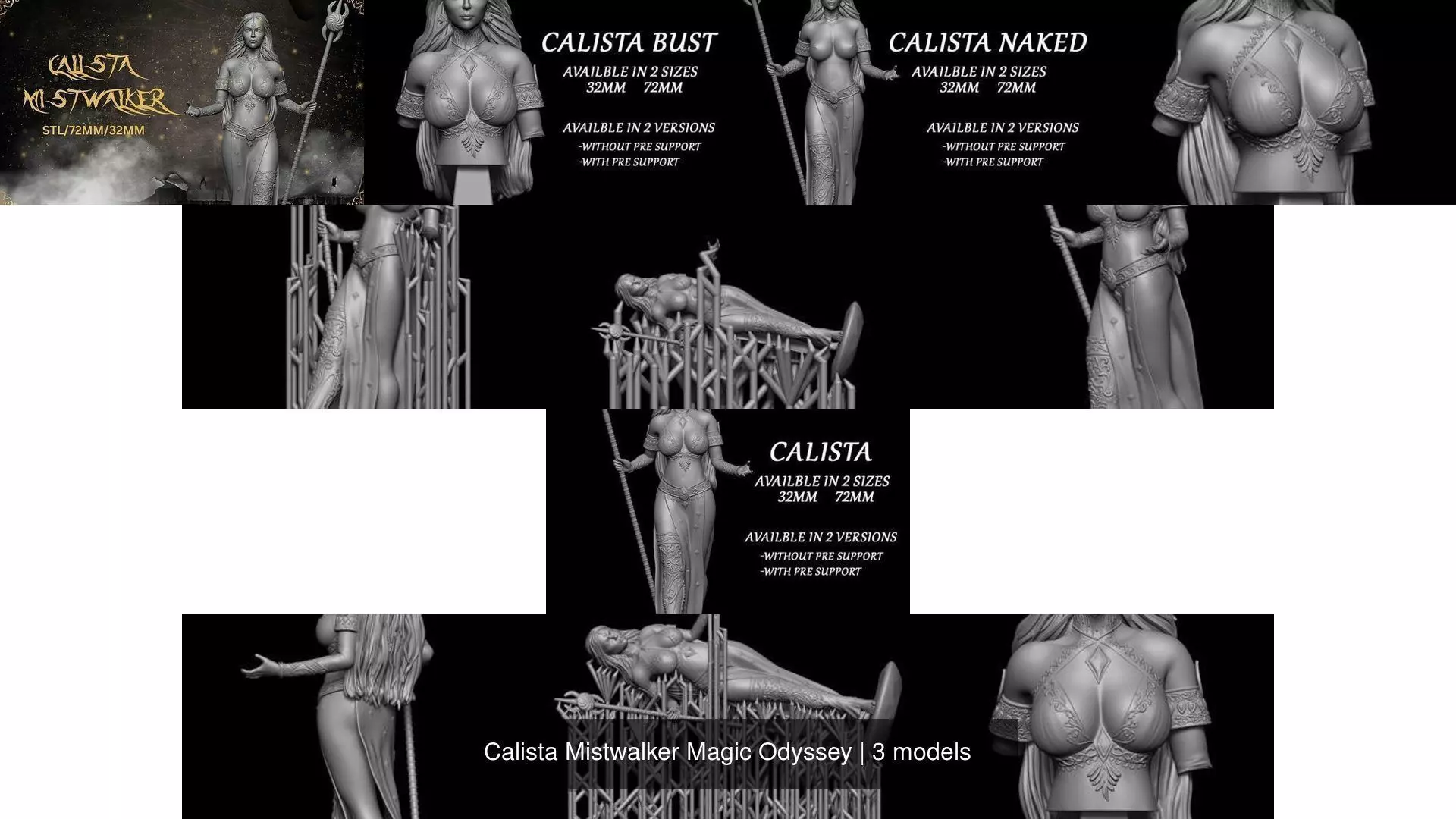 Calista Mistwalker Magic Odyssey 3D Model Collection_0