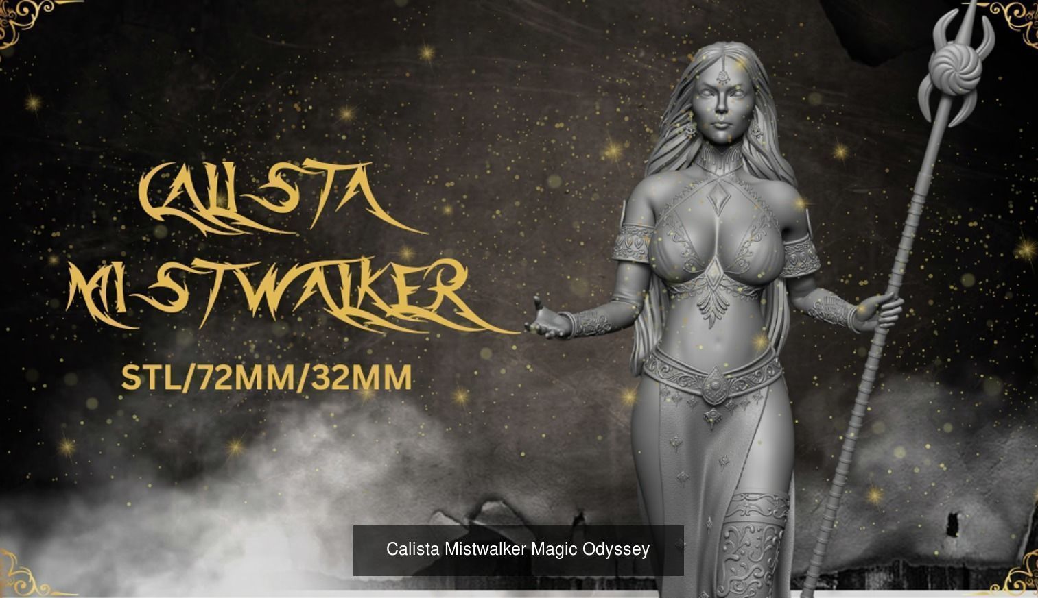 Calista Mistwalker Magic Odyssey 3D Model Collection_1