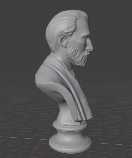 Van Gogh 3D print model_16