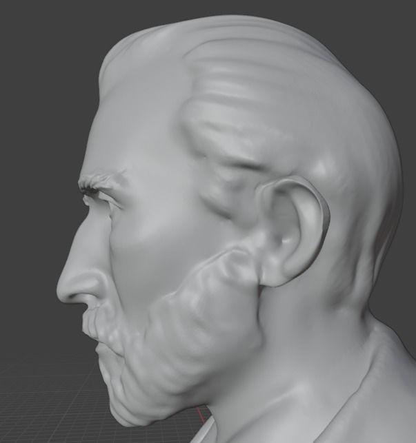 Van Gogh 3D print model_9