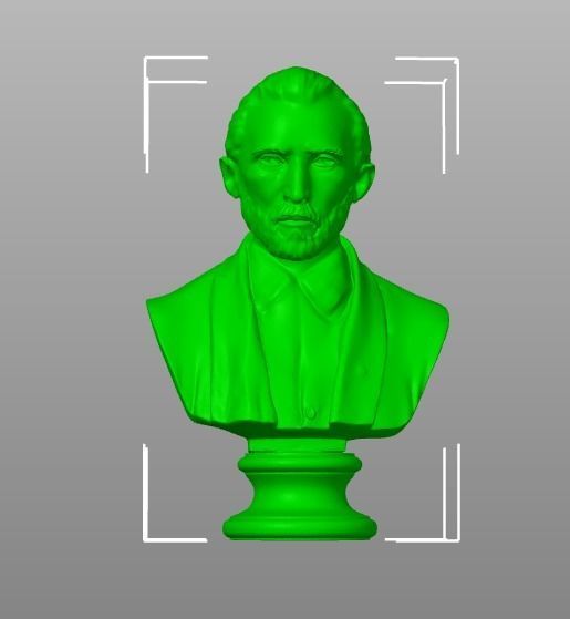 Van Gogh 3D print model_12