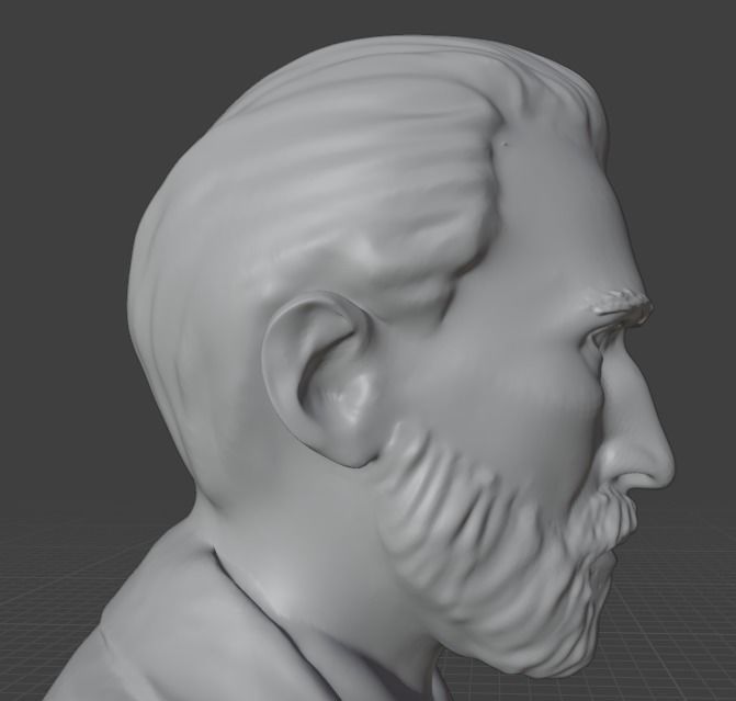 Van Gogh 3D print model_7