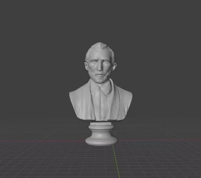 Van Gogh 3D print model_0