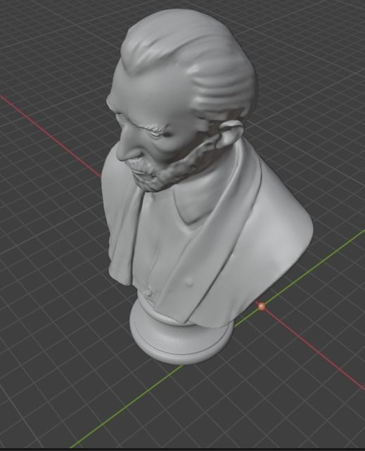 Van Gogh 3D print model_2