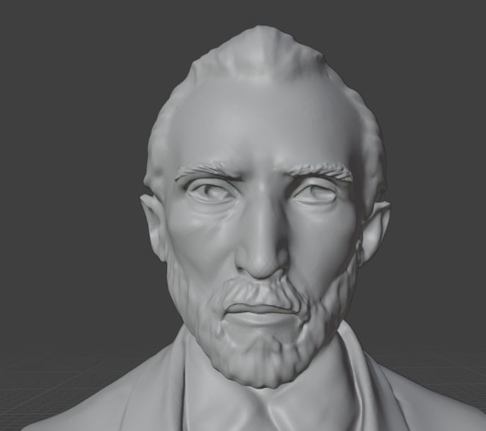 Van Gogh 3D print model_6