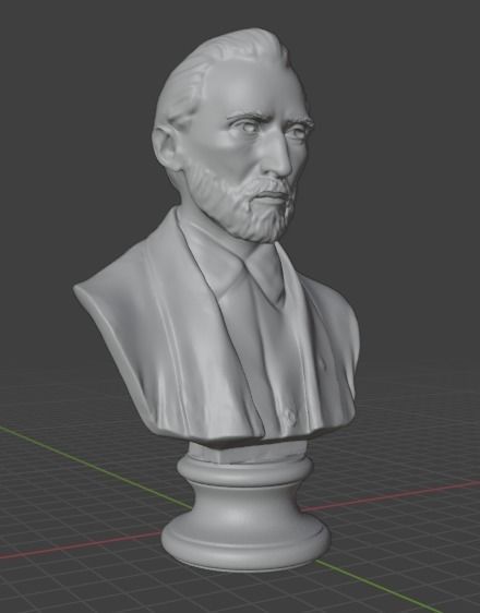 Van Gogh 3D print model_14