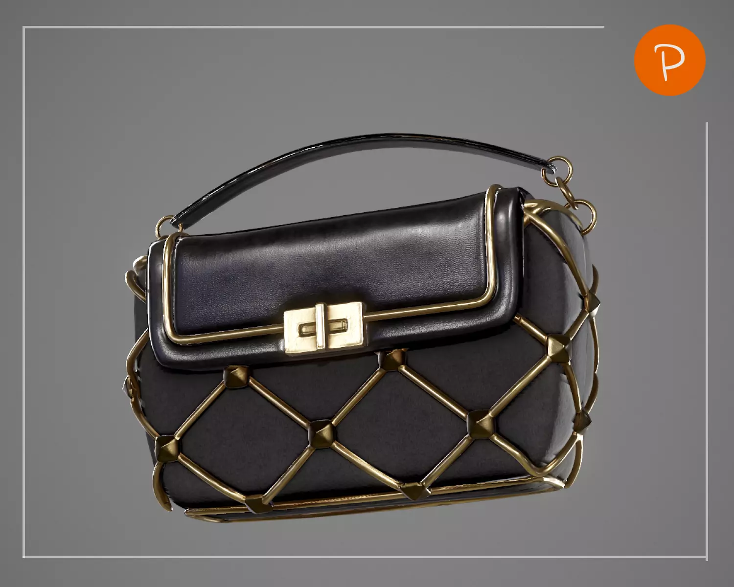 Female Bag Free low-poly 3D model_0