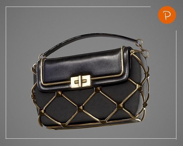 Female Bag Free low-poly 3D model