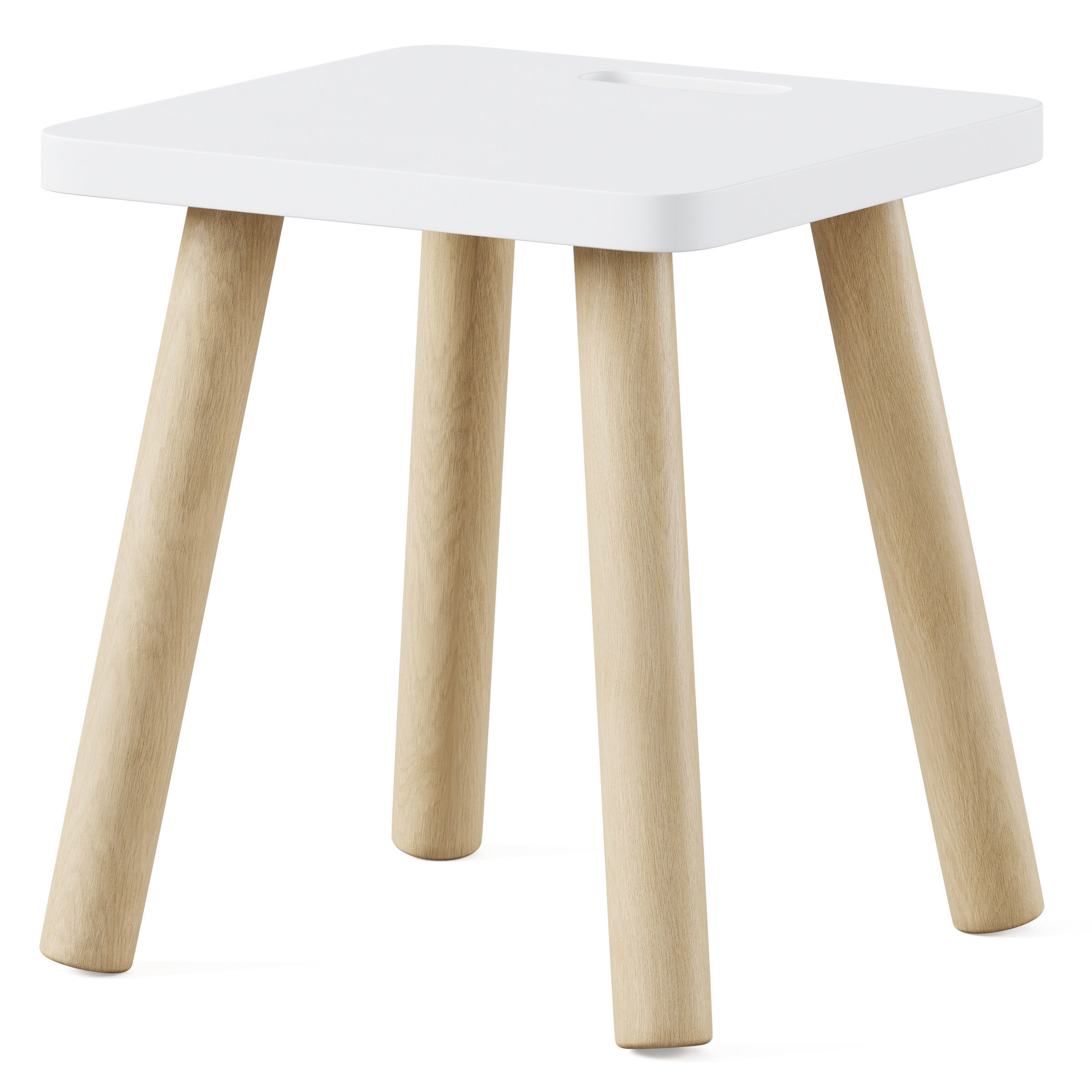 Tate Play Stools and Table by Pottery Barn Kids 3D model_3