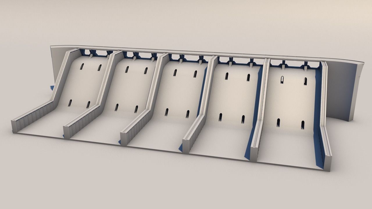 DAM for 3D print 3D print model_2