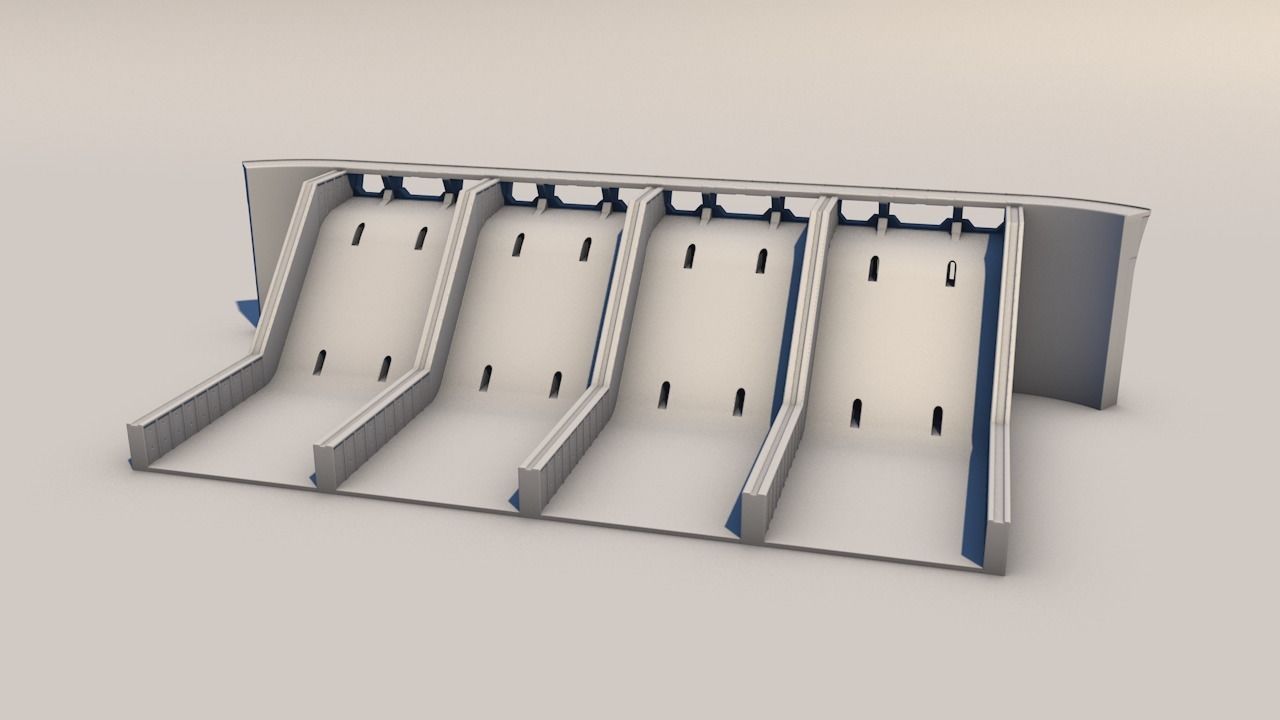 DAM for 3D print 3D print model_1