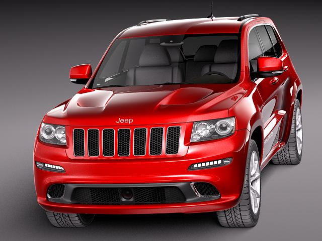 Jeep Grand Cherokee SRT8 2012 3D Model 3D model_1