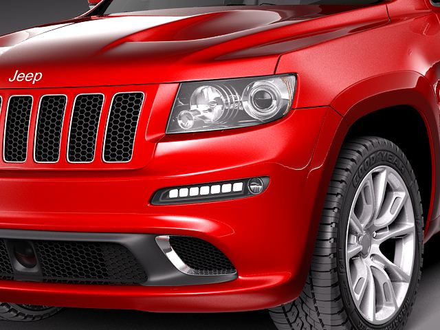 Jeep Grand Cherokee SRT8 2012 3D Model 3D model_2