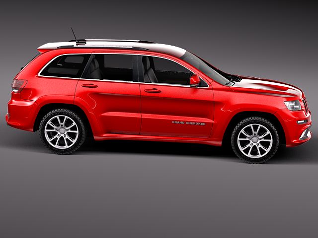 Jeep Grand Cherokee SRT8 2012 3D Model 3D model_6