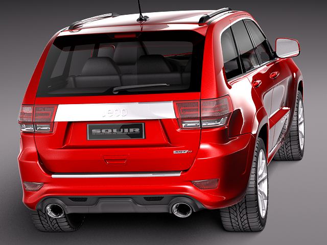Jeep Grand Cherokee SRT8 2012 3D Model 3D model_5