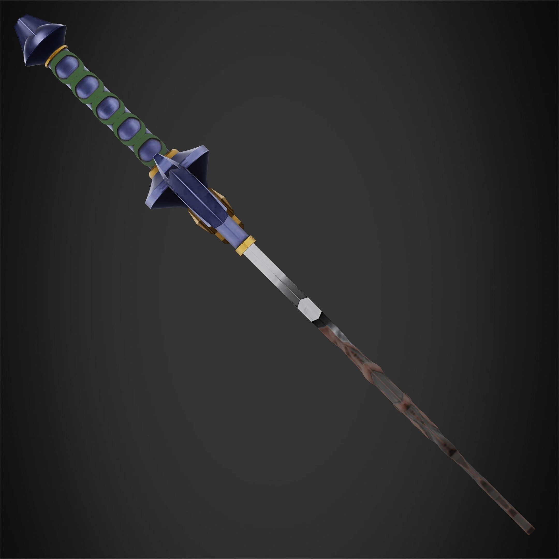 Zelda Tears of the Kingdom Link Cursed Master Sword for Cosplay 3D print model_9