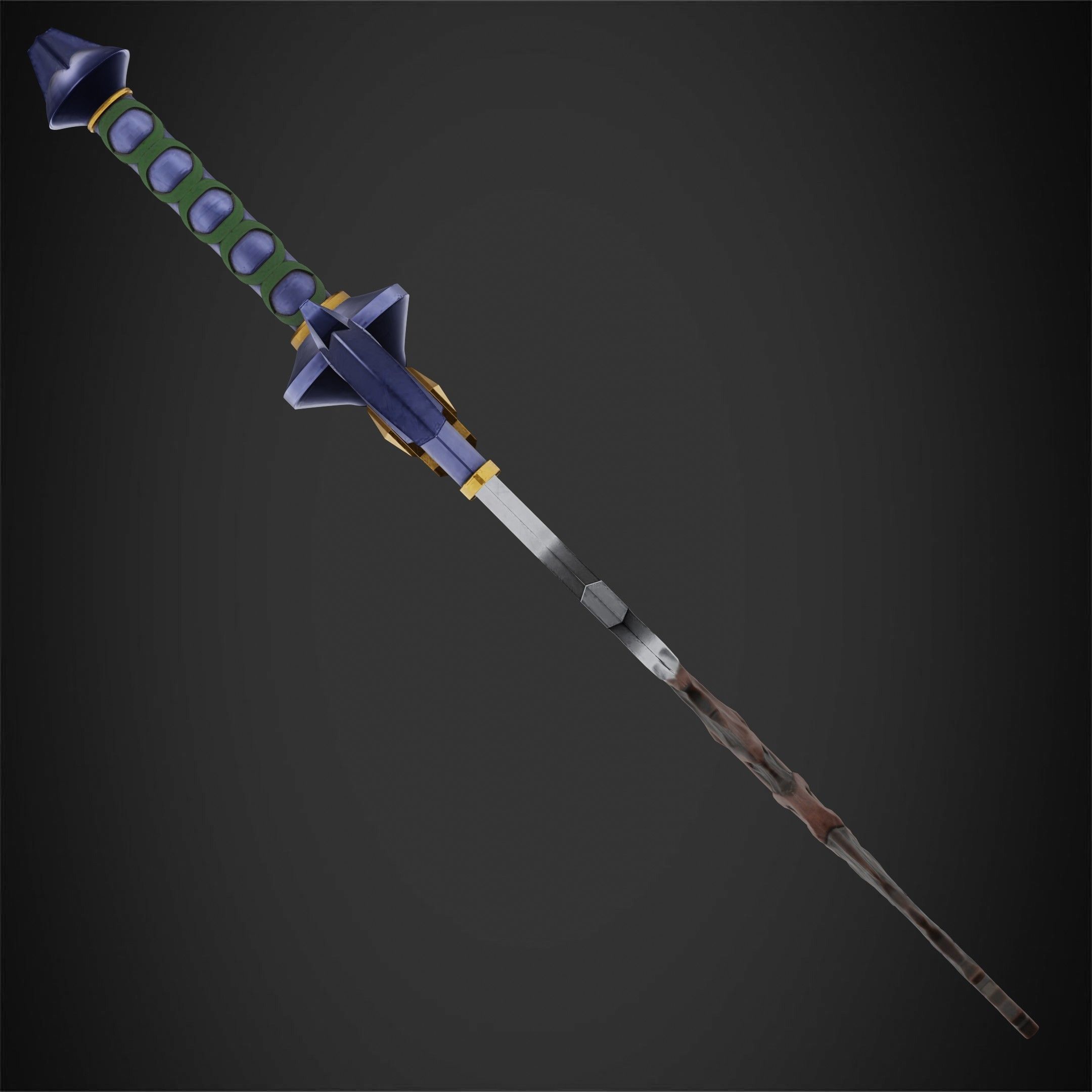 Zelda Tears of the Kingdom Link Cursed Master Sword for Cosplay 3D print model_5