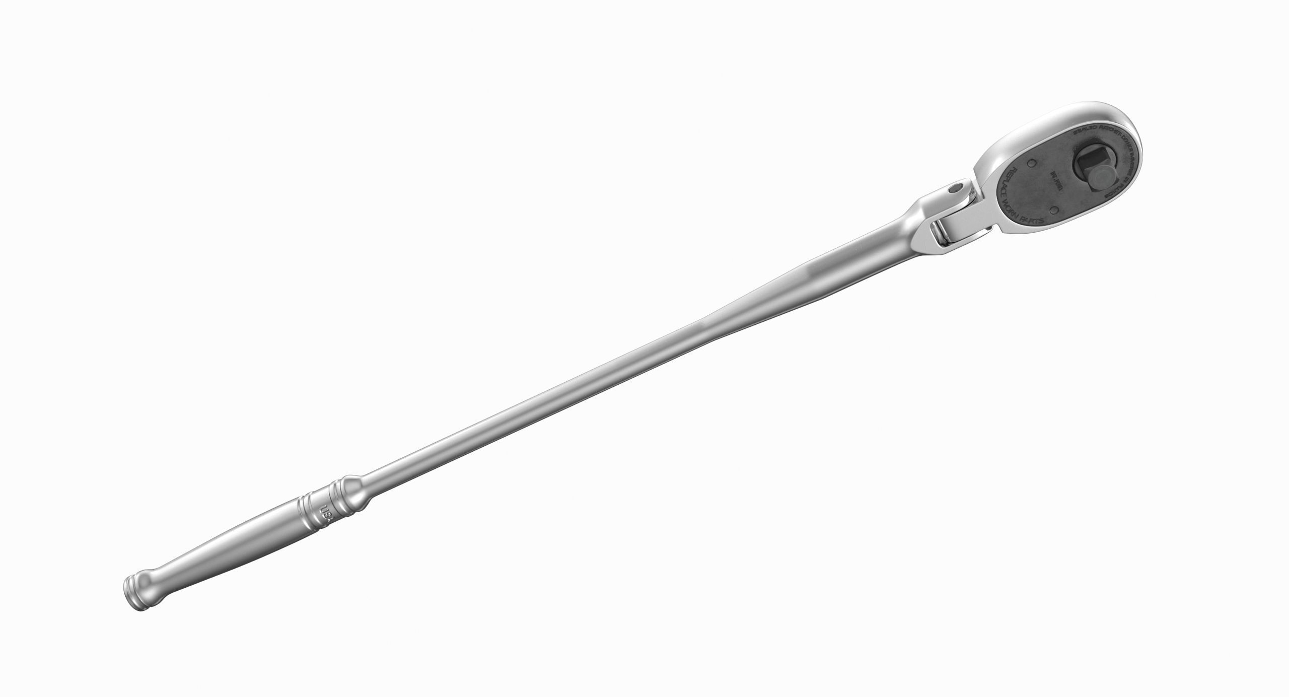 Extra Long Handle Flex Head Ratchet TLLF72 Low-poly 3D model_4