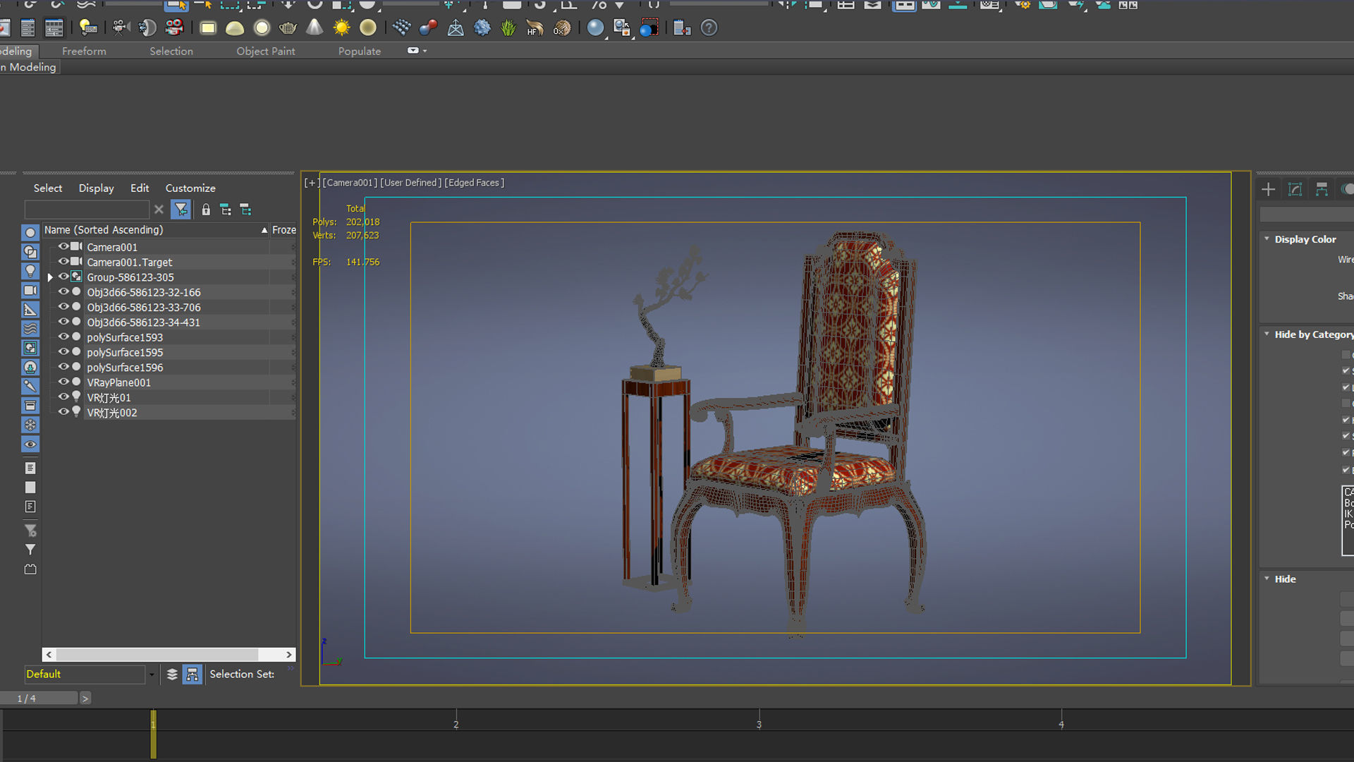 cabinet cabinet wardrobe sofa bed table bookshelve 3D model_5