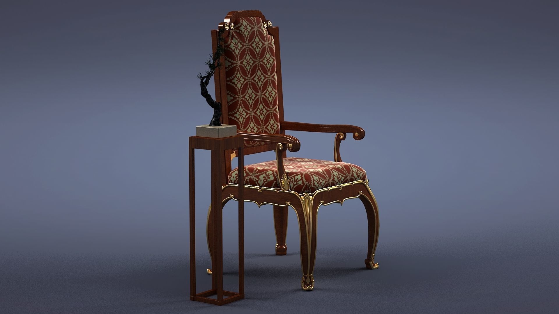 cabinet cabinet wardrobe sofa bed table bookshelve 3D model_4