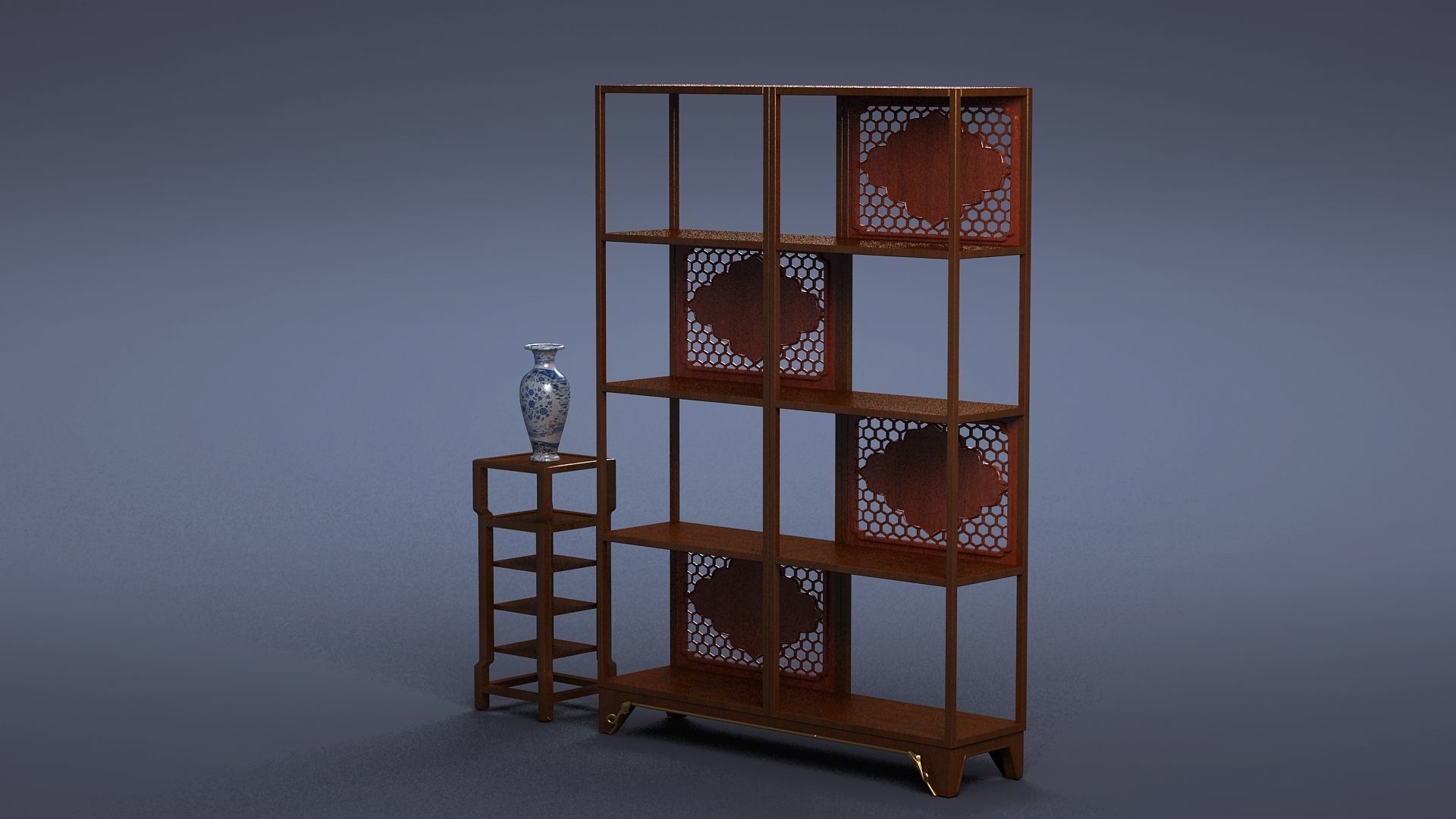 cabinet cabinet wardrobe sofa bed table bookshelve 3D model_5