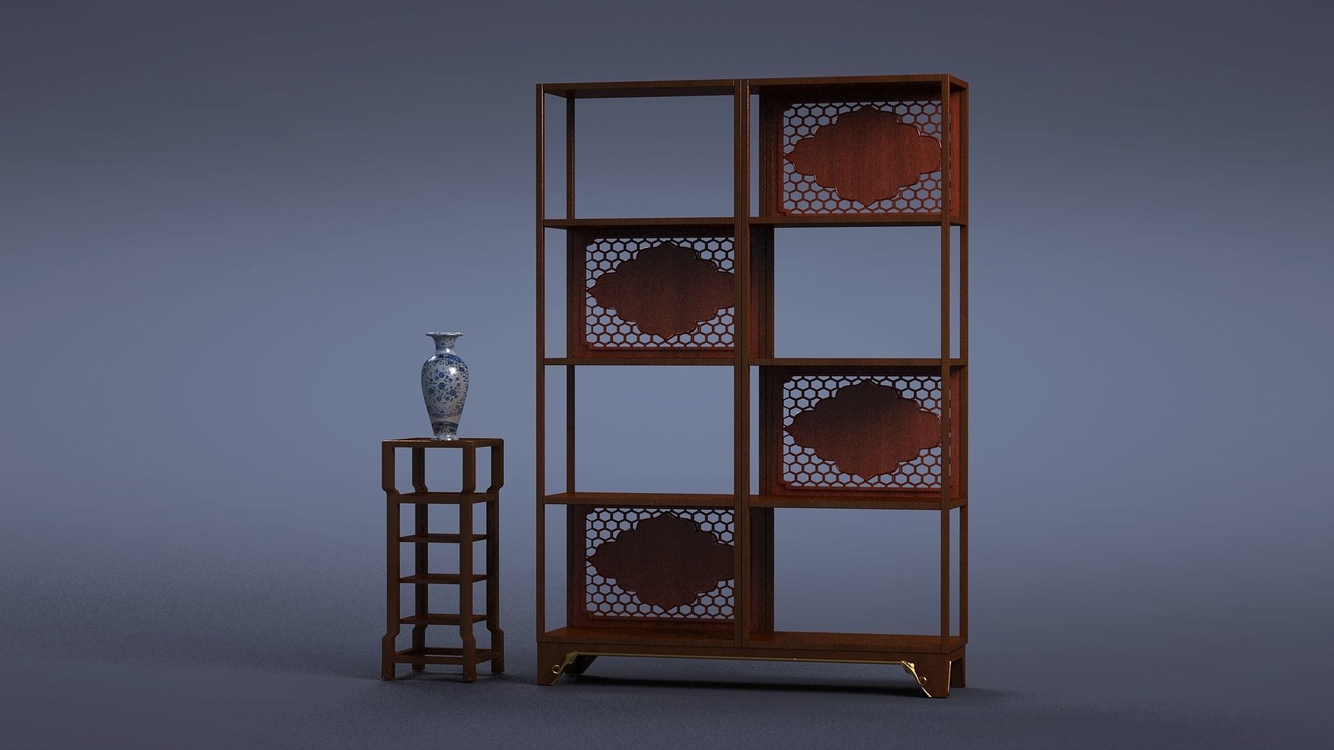 cabinet cabinet wardrobe sofa bed table bookshelve 3D model_3