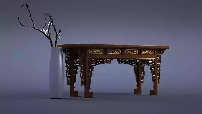 cabinet cabinet wardrobe sofa bed table bookshelve 3D model