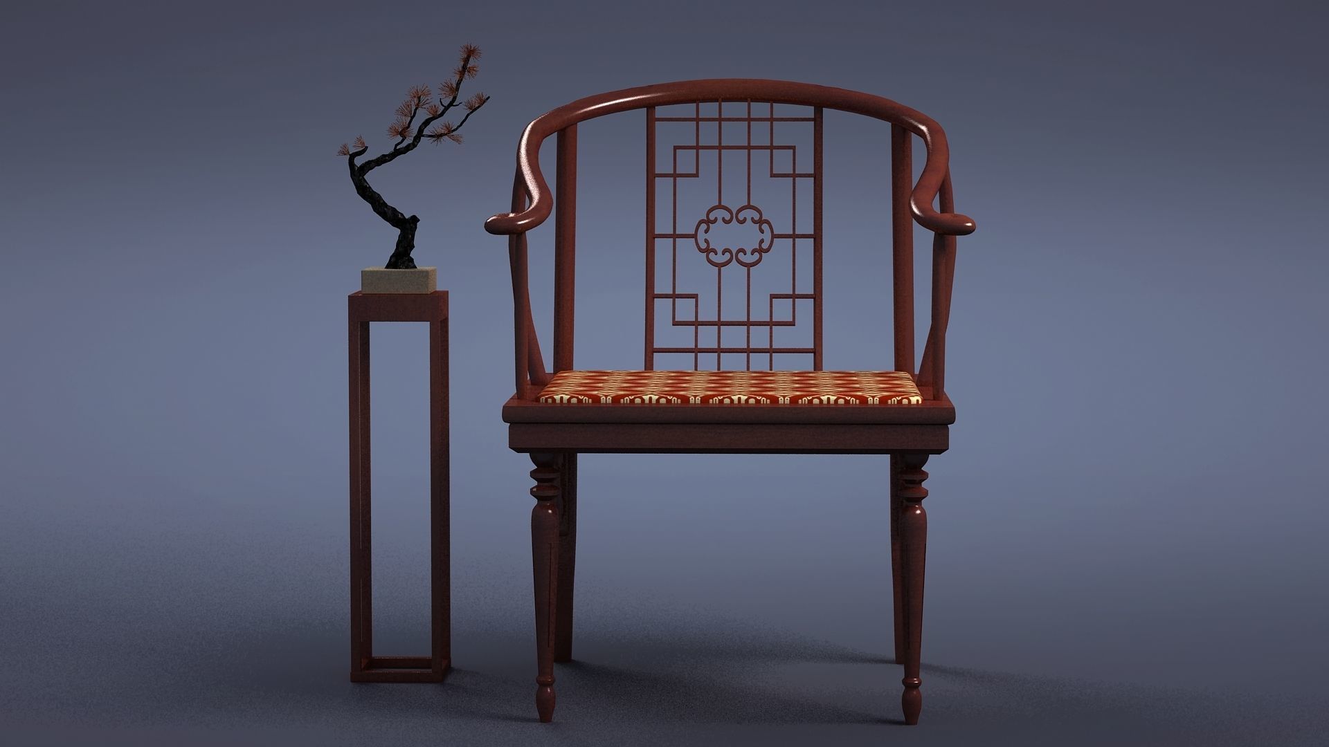 cabinet cabinet wardrobe sofa bed table bookshelve 3D model_1