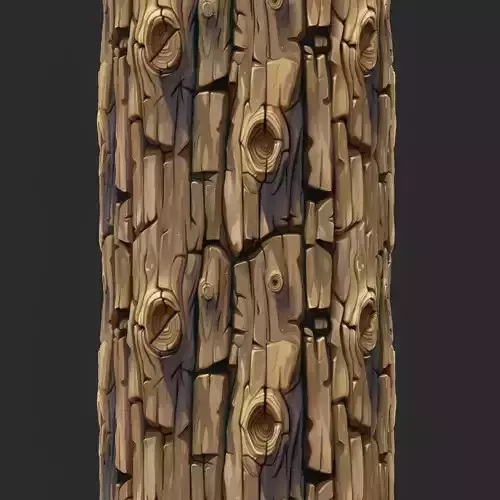 Stylized Bark Seamless Texture