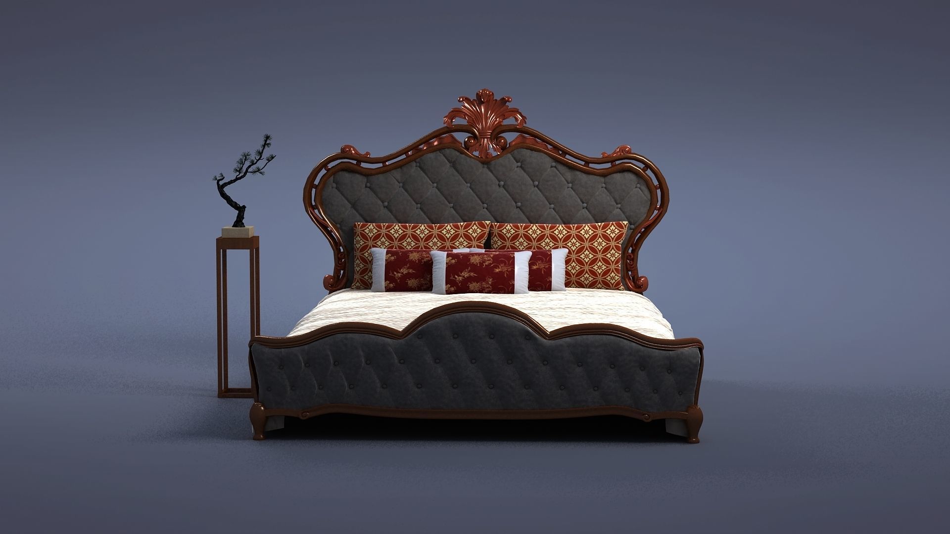 cabinet cabinet wardrobe sofa bed table bookshelve 3D model_2