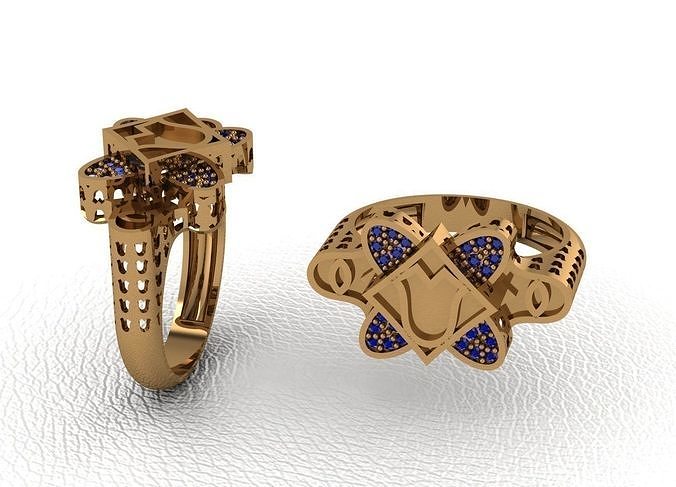 jewelry ring 3D print model