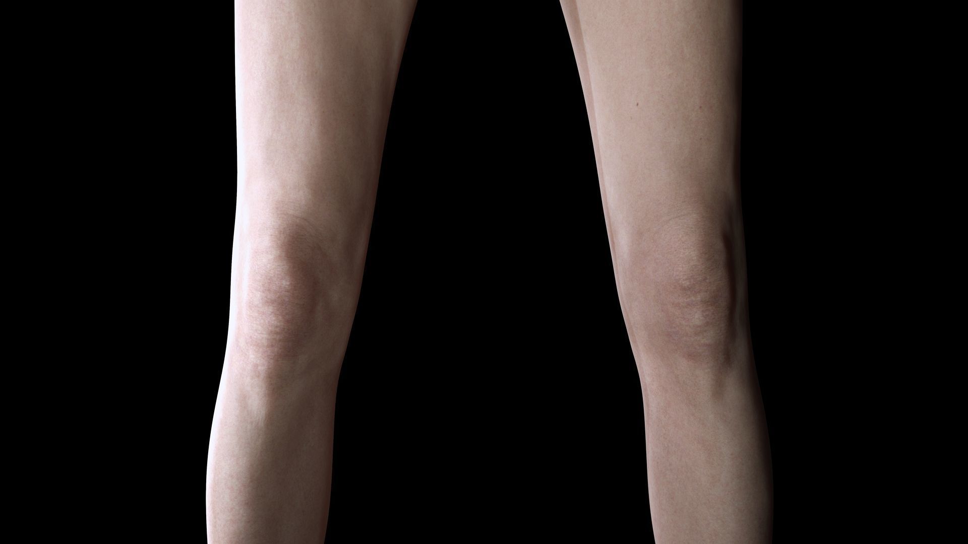 Mariya - Realistic Women With Red Dress  Low-poly 3D model_15