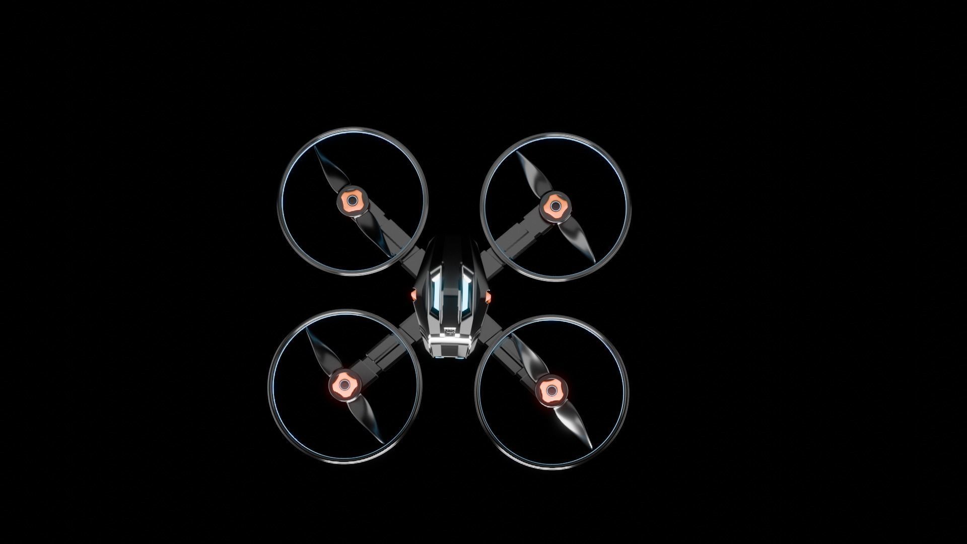 Drone  3D model_1