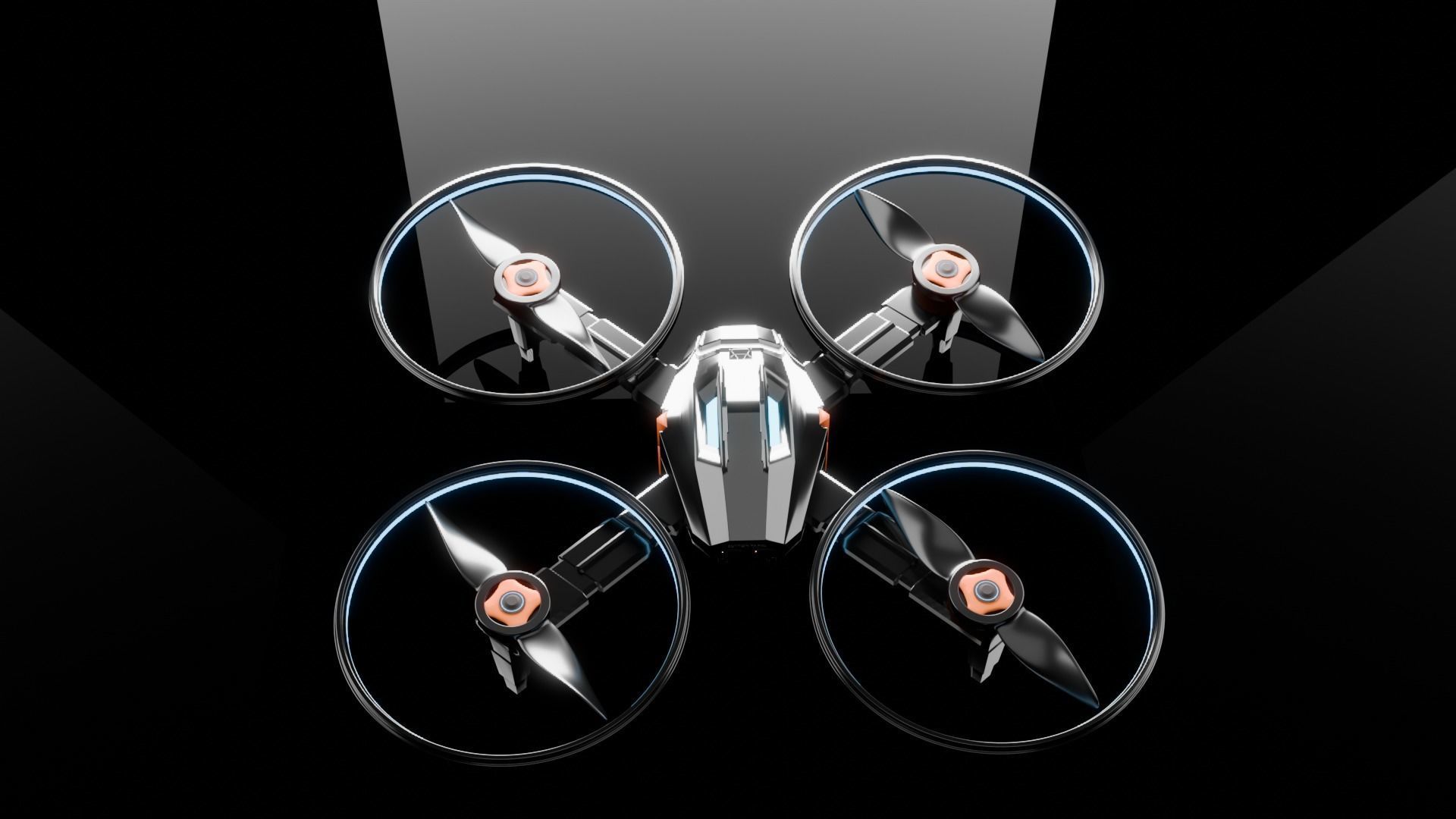 Drone  3D model_2
