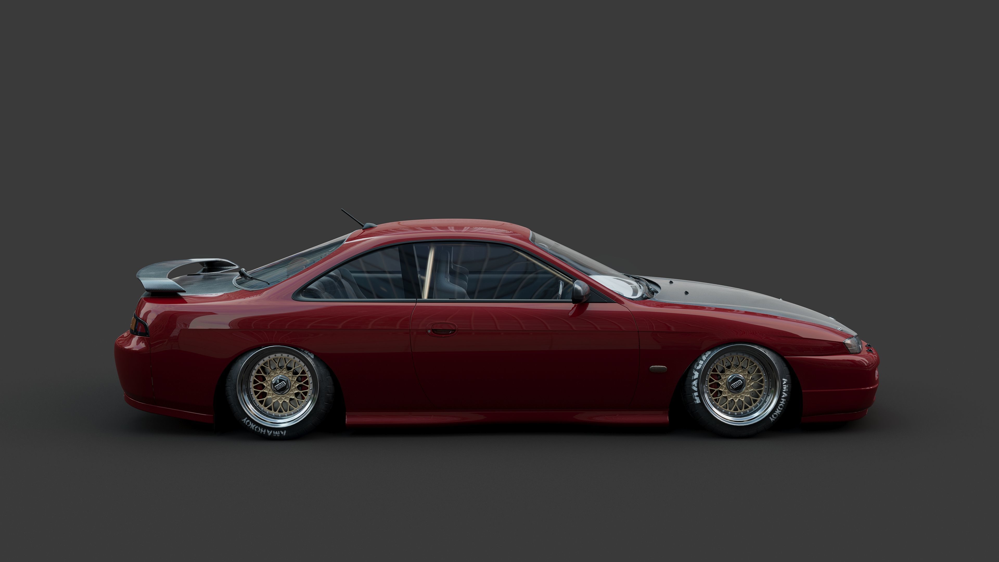 NIssan silvia s14 3D model_4