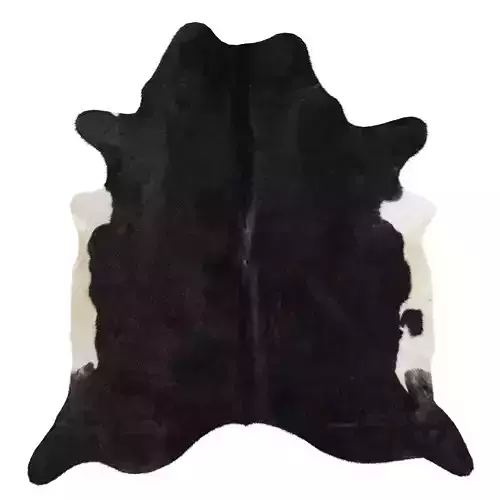 Black and White Cowhide Rug A24333