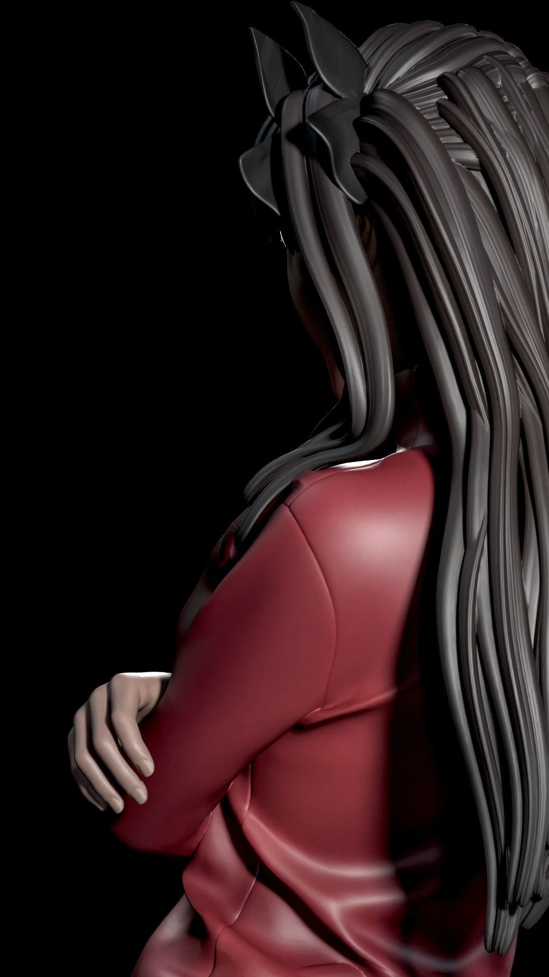 RIN TOSHAKA FROM FATE 3D print model_8