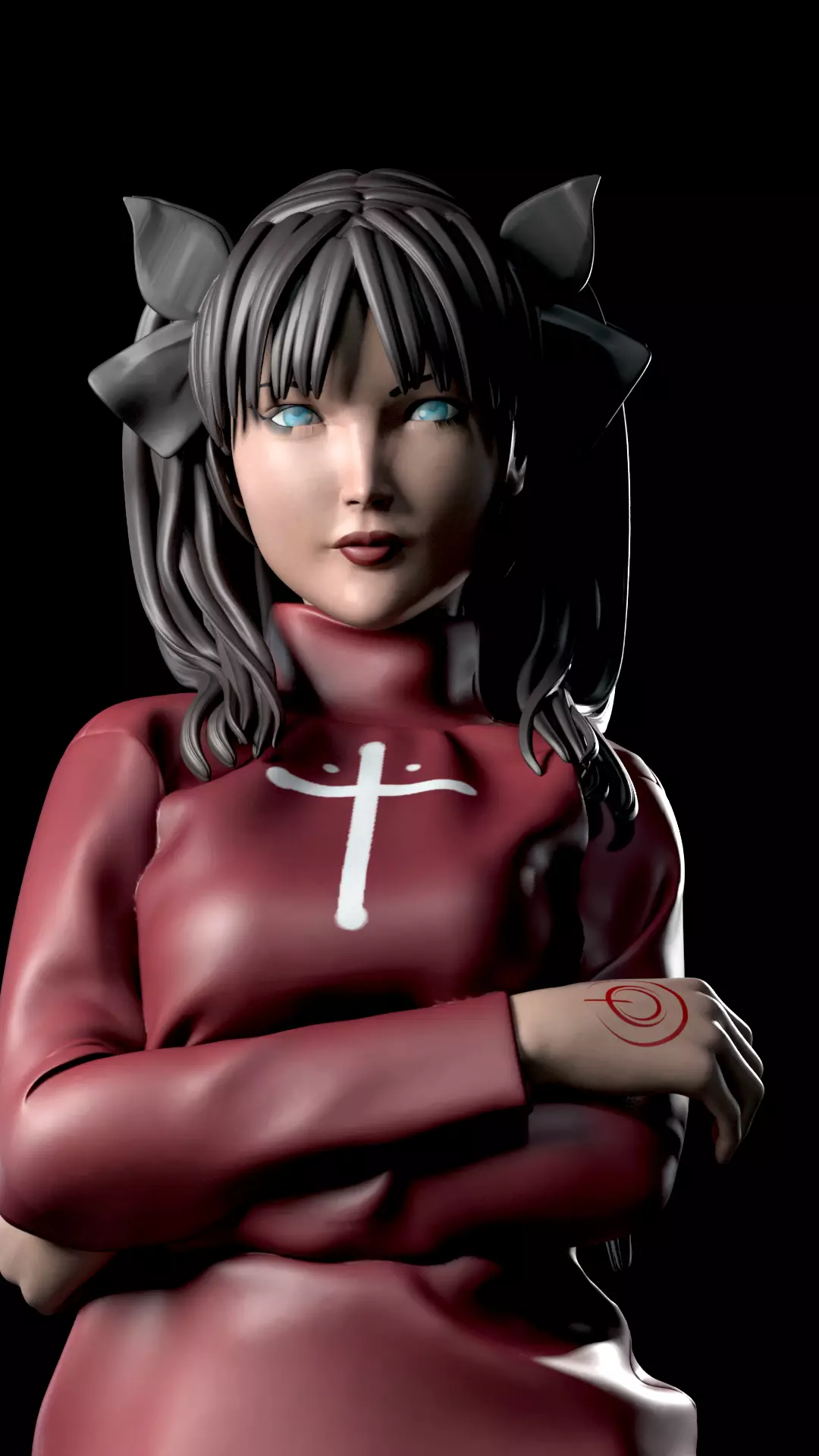 RIN TOSHAKA FROM FATE 3D print model_0
