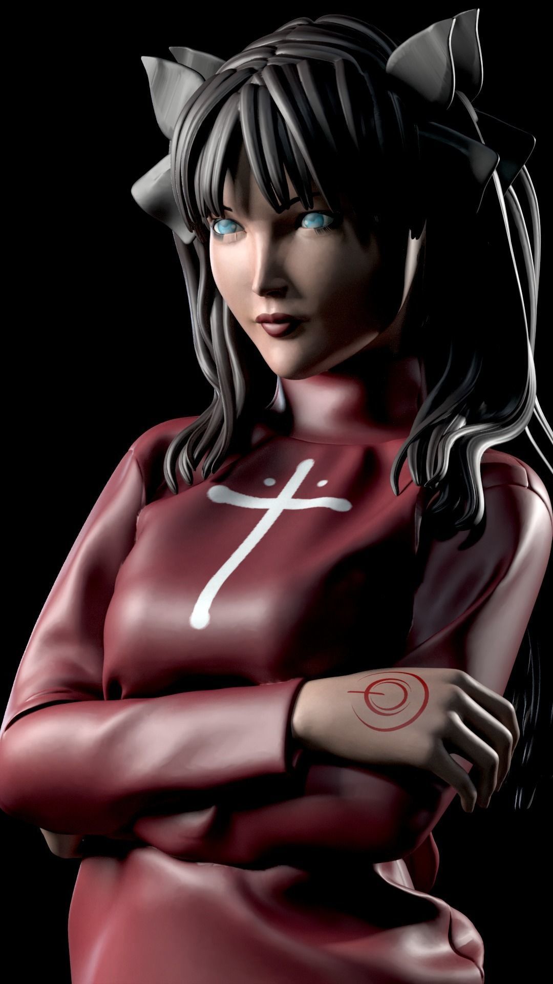 RIN TOSHAKA FROM FATE 3D print model_5