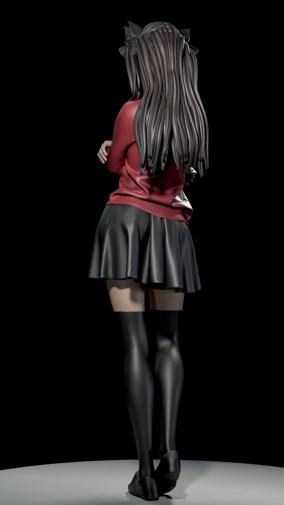 RIN TOSHAKA FROM FATE 3D print model_21