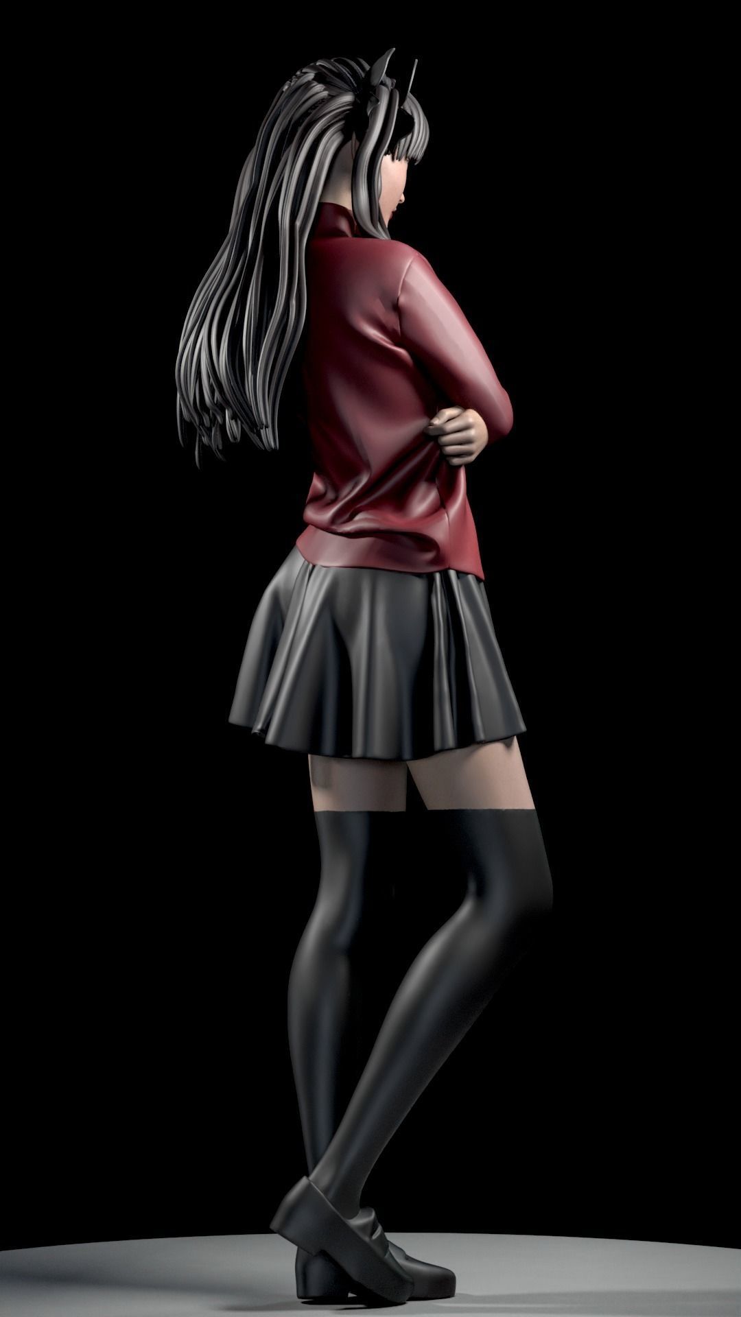 RIN TOSHAKA FROM FATE 3D print model_23