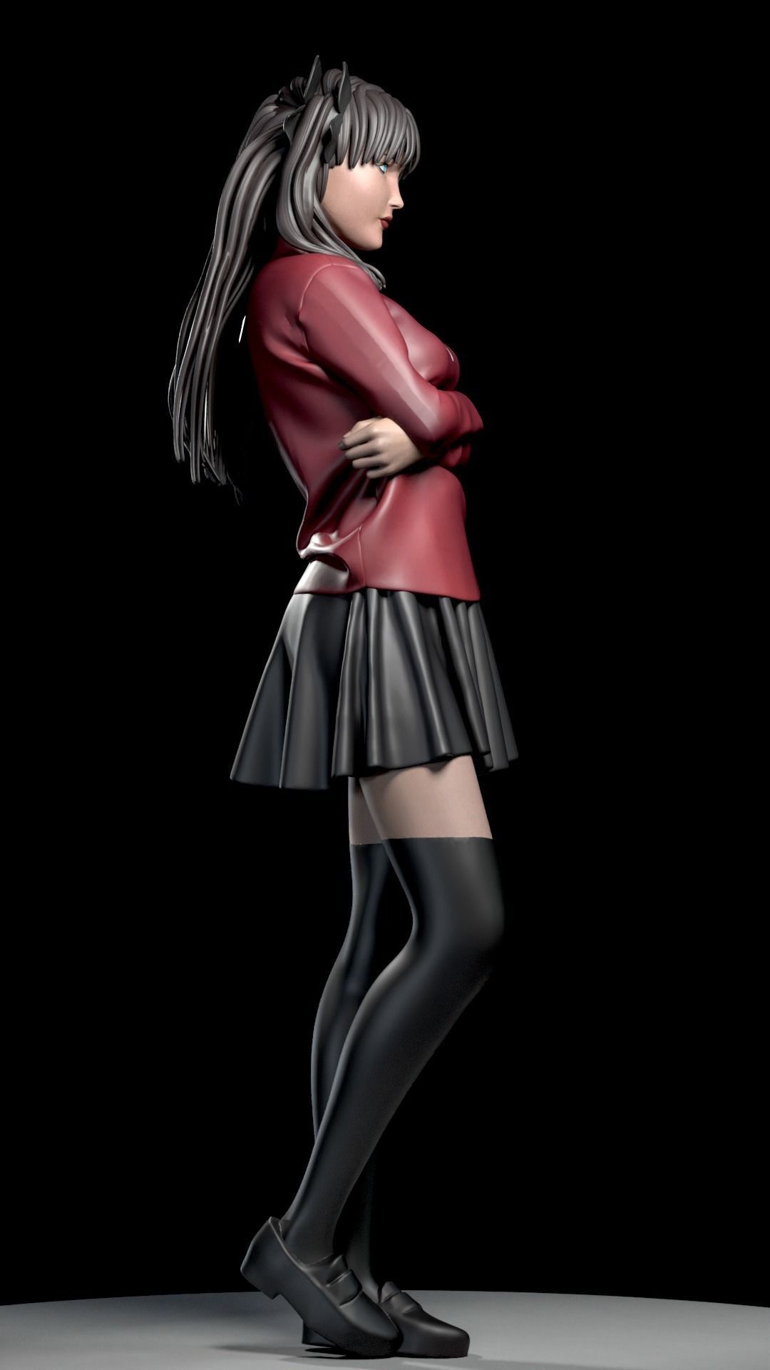 RIN TOSHAKA FROM FATE 3D print model_24