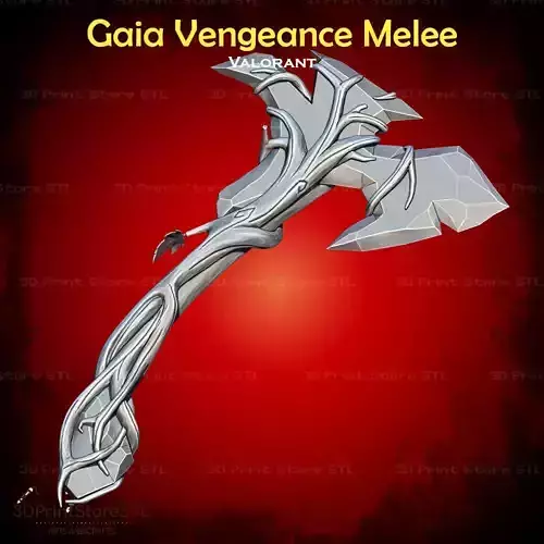 Gaia Vengeance Melee Cosplay Valorant - STL File 3D print model