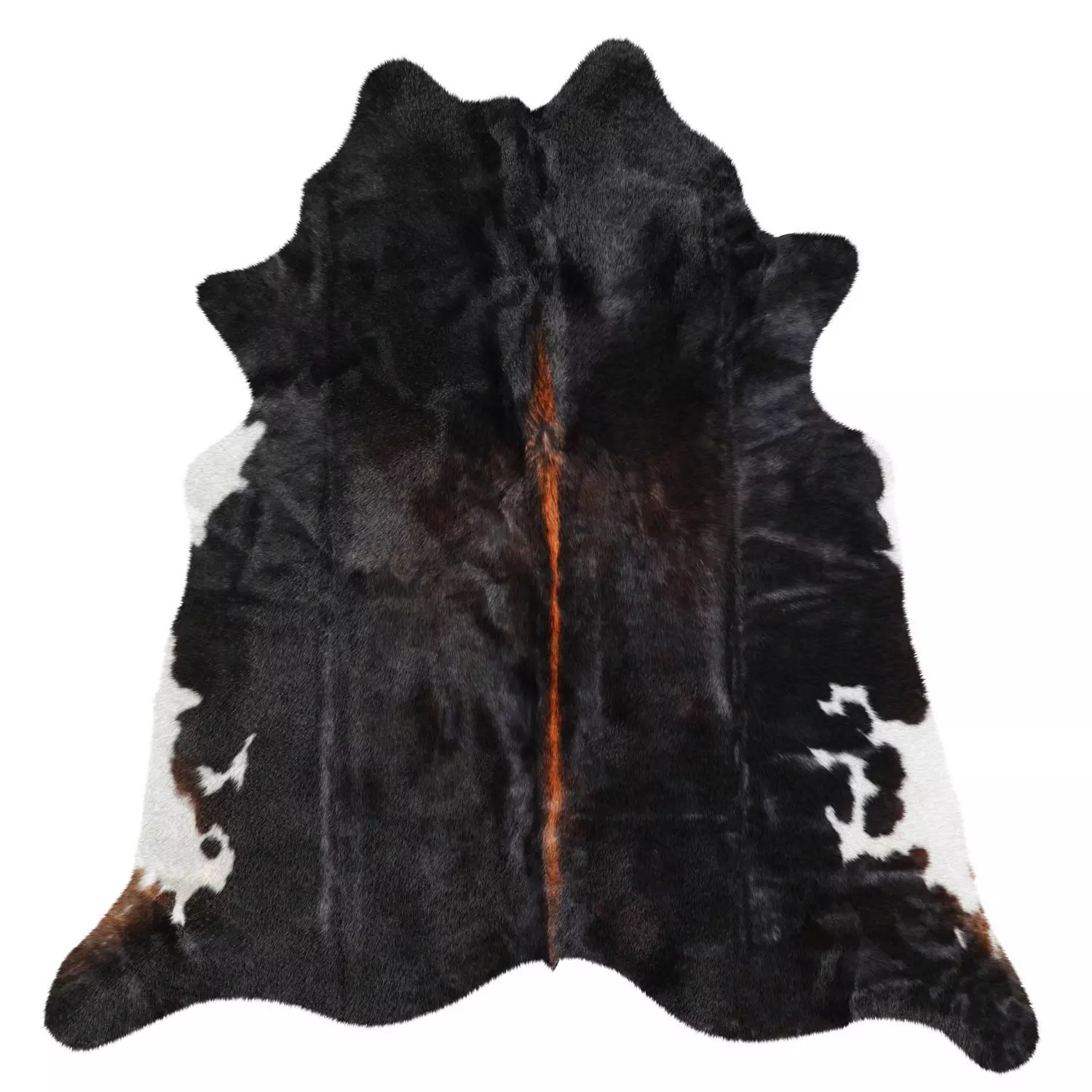 Black and White Cowhide Rug A28928 3D model_0