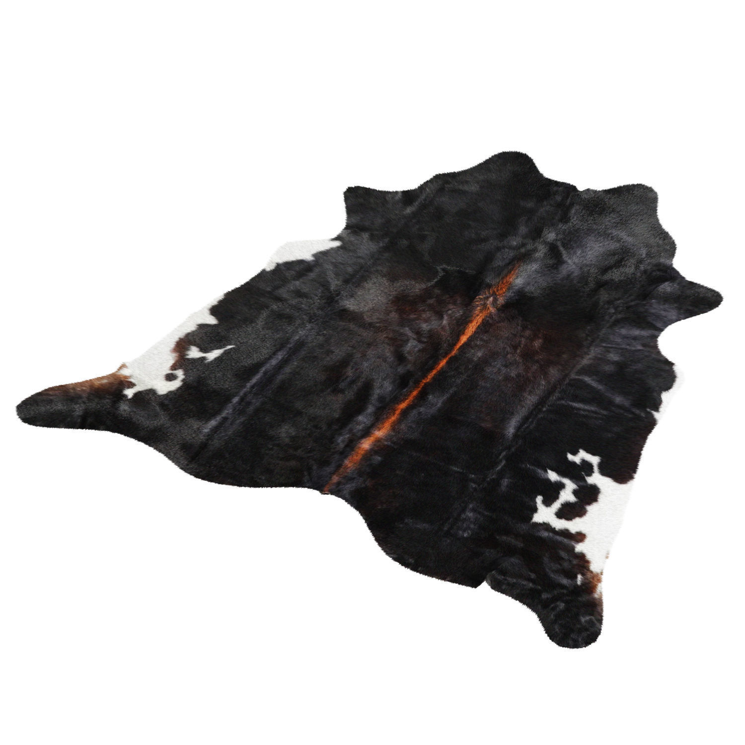 Black and White Cowhide Rug A28928 3D model_2