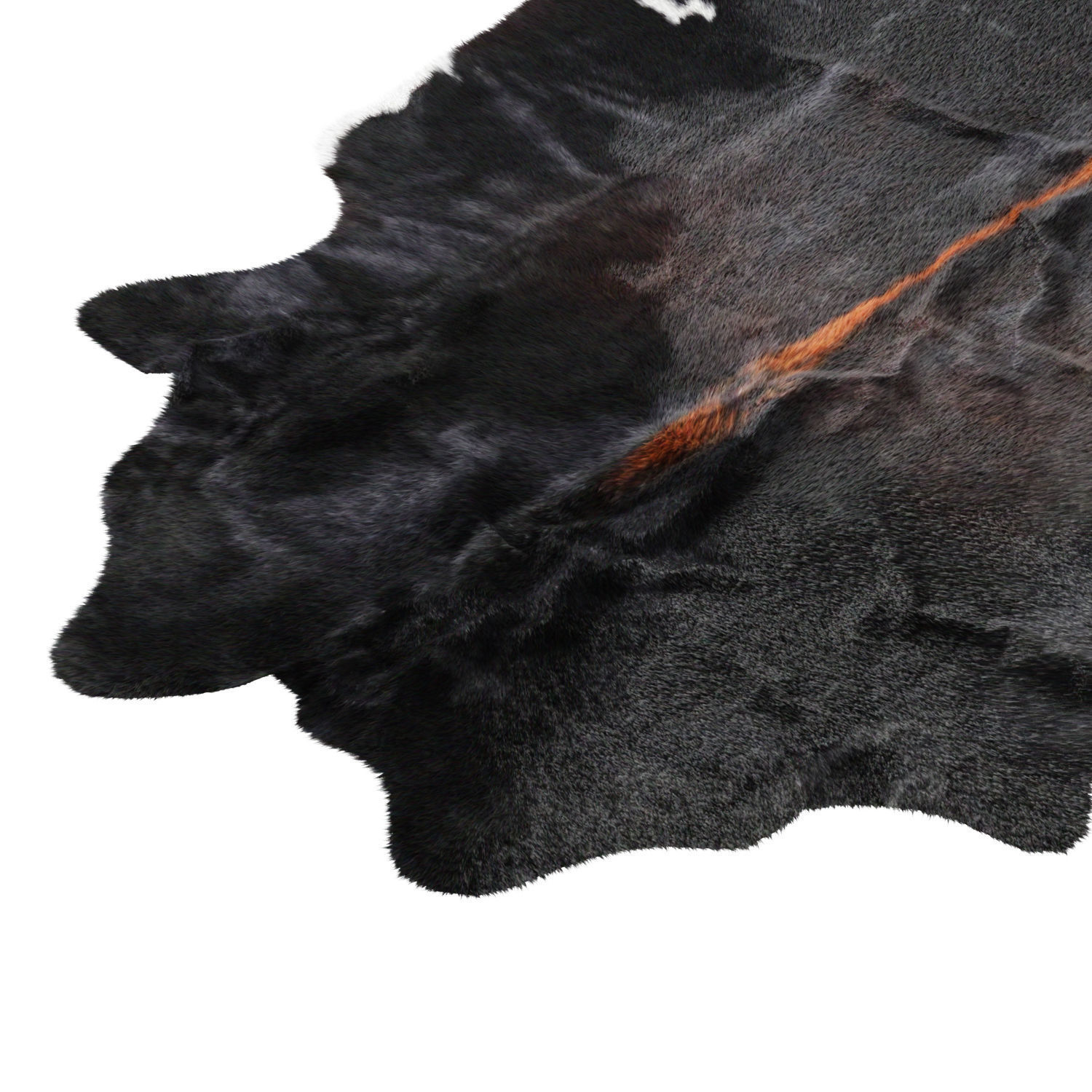 Black and White Cowhide Rug A28928 3D model_3