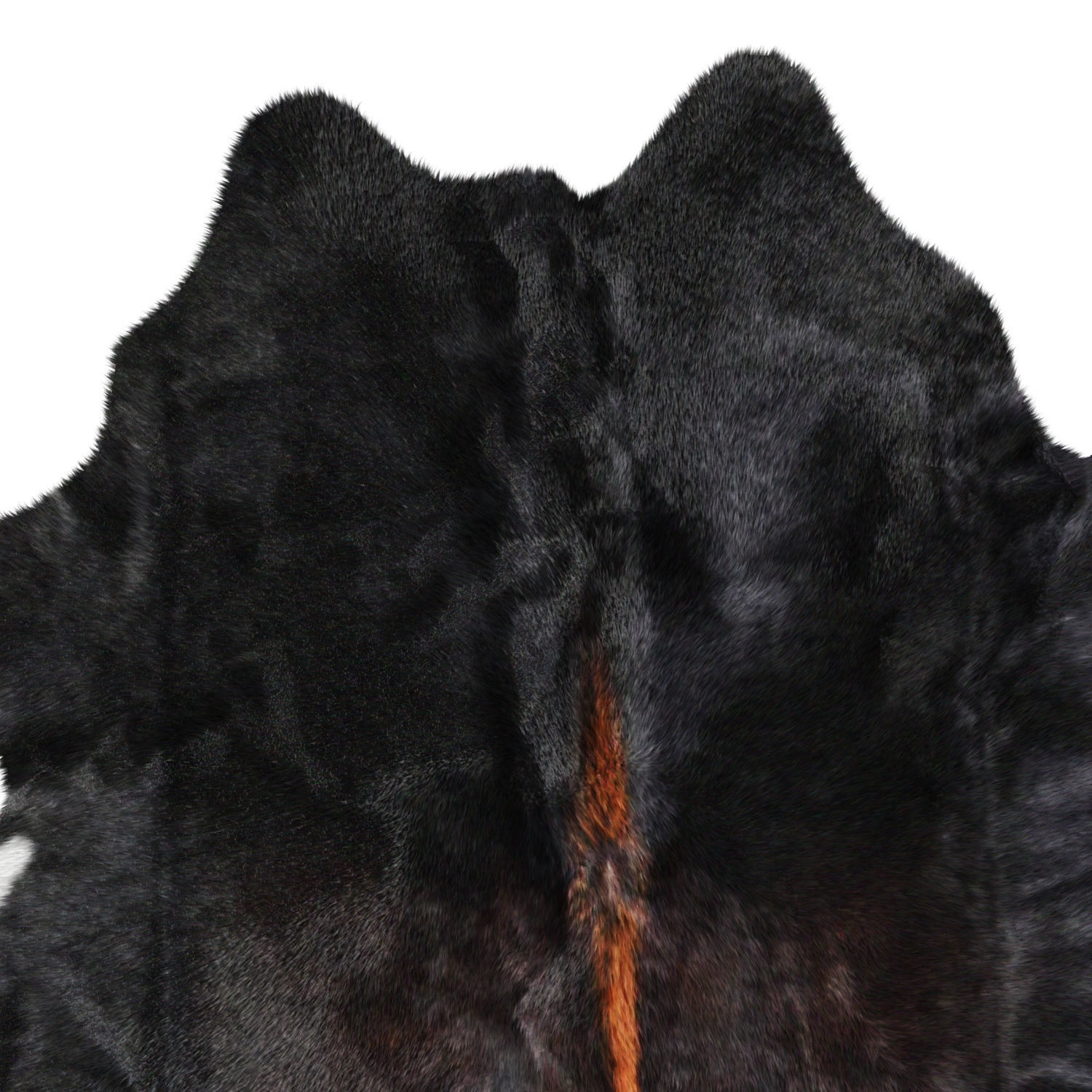 Black and White Cowhide Rug A28928 3D model_4