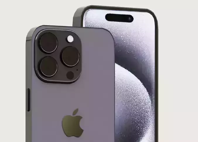 Iphone 15 Props 3D Model