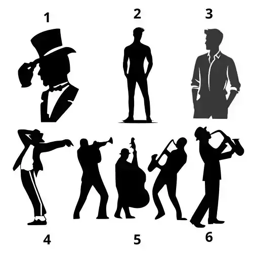 Iconic silhouette wall art 1