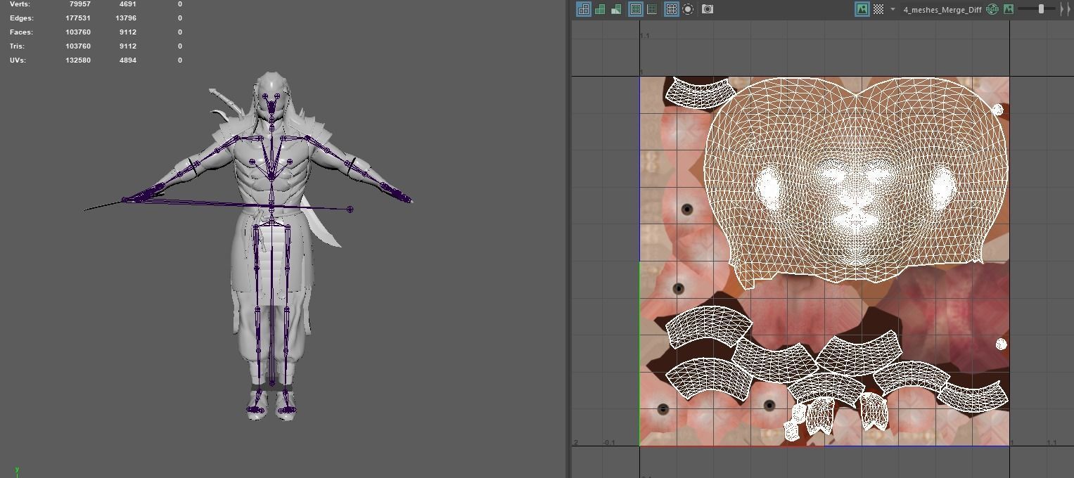 AAA 3D REALISTIC ROBOTIC CHARACTER - JAPANESE CYBORG ASSASSIN 01 Low-poly 3D model_15